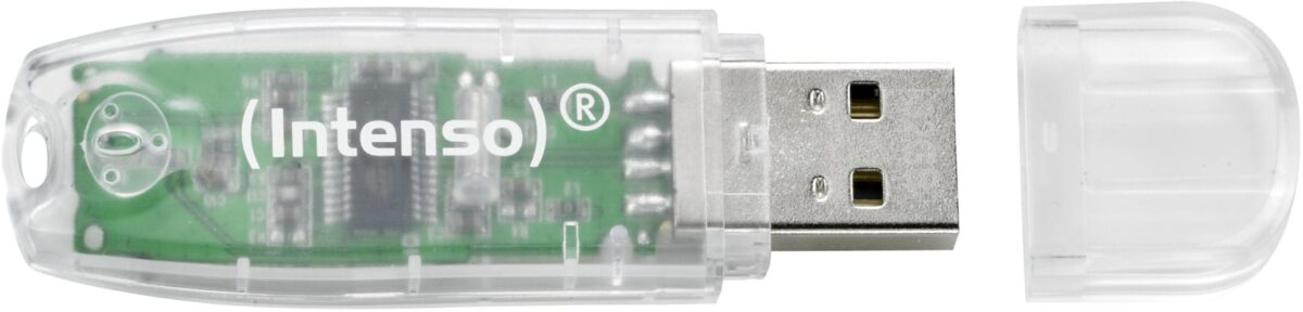INTENSO USB-Stick Rainbow Line 32GB 3502480 USB 2.0 transparent – Hochwertig & günstig bei ShopDeca