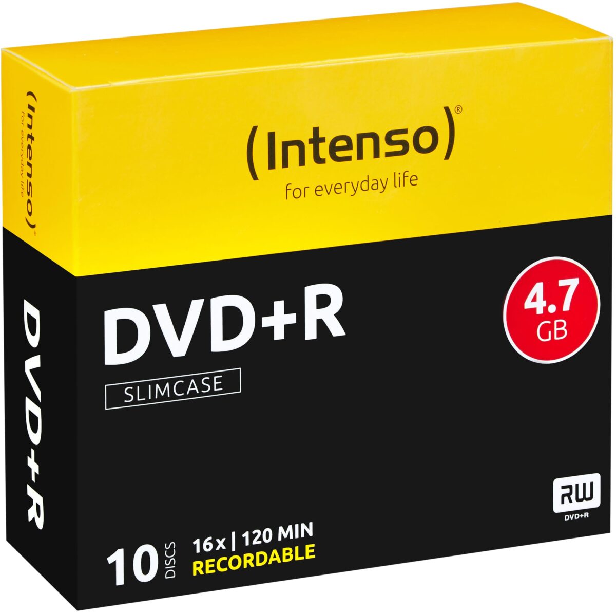 INTENSO DVD+R Slim 4.7GB 4111652 16x 10 Pcs – Hochwertig & günstig bei ShopDeca