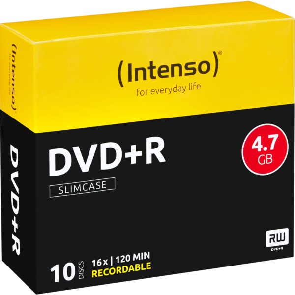 INTENSO DVD+R Slim 4.7GB 4111652 16x 10 Pcs