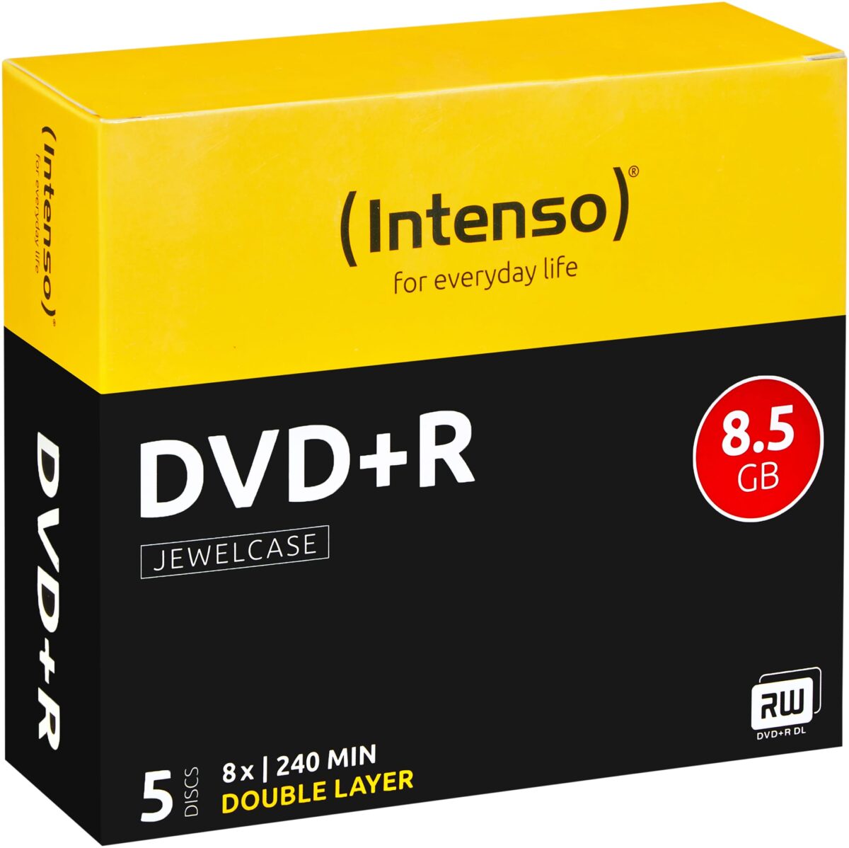 INTENSO DVD+R Jewel 8.5GB 4311245 8x 5 Pcs – Hochwertig & günstig bei ShopDeca