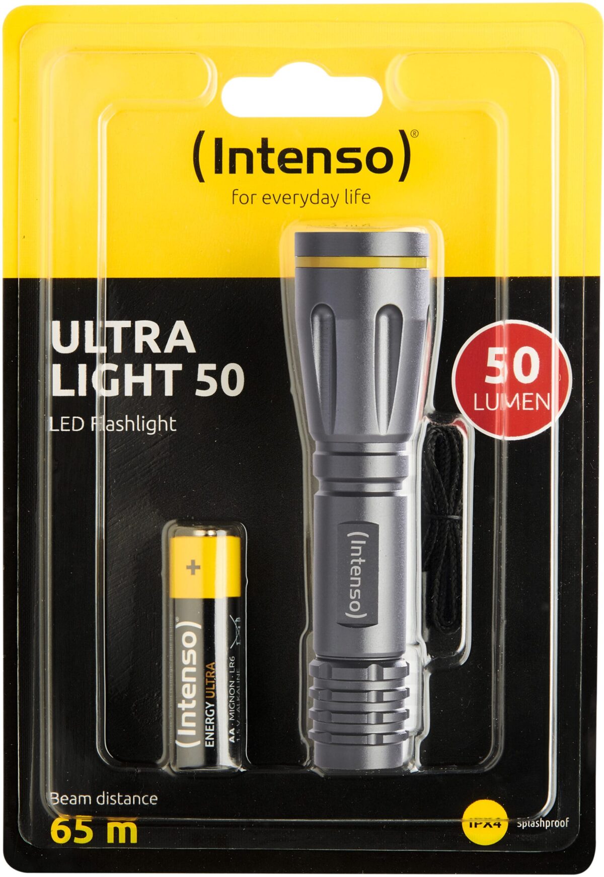 INTENSO Flashlight Ultra Light 50 7701420 incl. 1 x AA battery – Hochwertig & günstig bei ShopDeca