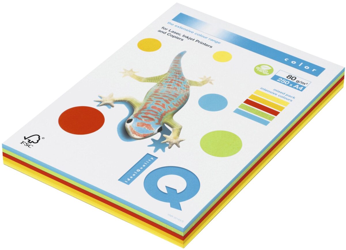 IQ Kopierpapier Color A4 300537 80g farbig 250 Blatt – Hochwertig & günstig bei ShopDeca