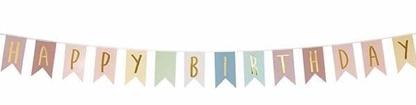 JABADABADO Wimpelkette A3216 Happy Birthday 3.5m