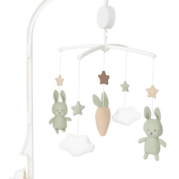 JABADABADO Mobile mit Musik Hase K112 grün