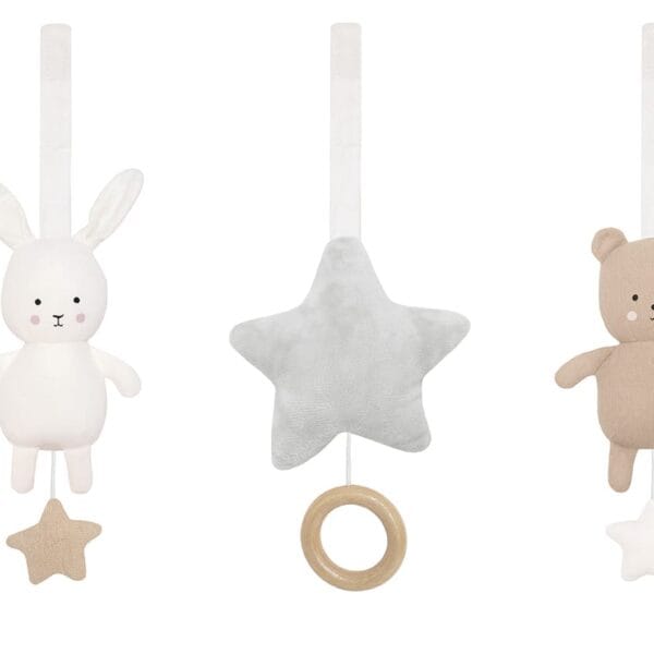 JABADABADO Babygym Spielzeug Hase/Teddy K128 braun/weiss