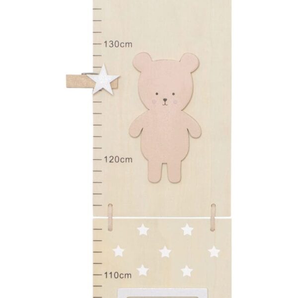 JABADABADO Messlatte Teddy&Hase 70cm S1004 beige