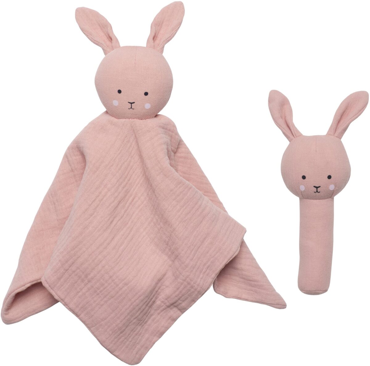 JABADABADO Geschenkset Rassel Hase S1025 pink 2-teilig – Hochwertig & günstig bei ShopDeca