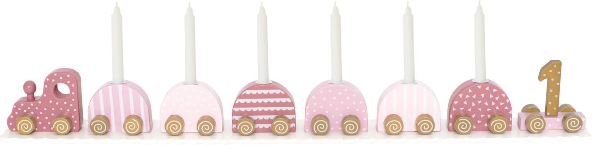 JABADABADO Zug mit Kerzen T266 pink, Zahlen 0-9 – Hochwertig & günstig bei ShopDeca