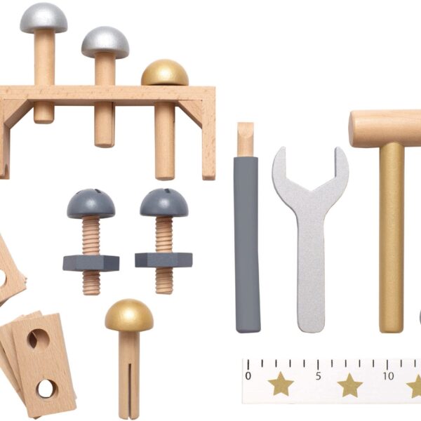 JABADABADO Werkzeugbox Silber W7194 23x12x16 cm