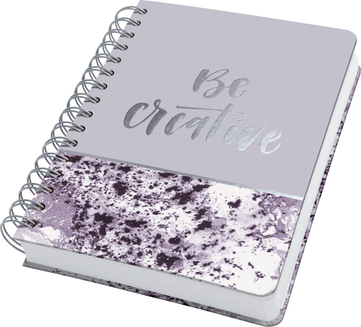 JOLIE Spiral-Notizbuch A5 JN607 Violet Marble, dots, 240 S. – Hochwertig & günstig bei ShopDeca