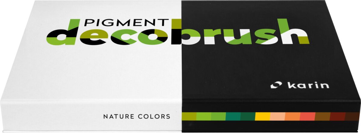 KARIN Pigment Deco Brush 29C3 Nature Colors Set 12 Farben – Hochwertig & günstig bei ShopDeca