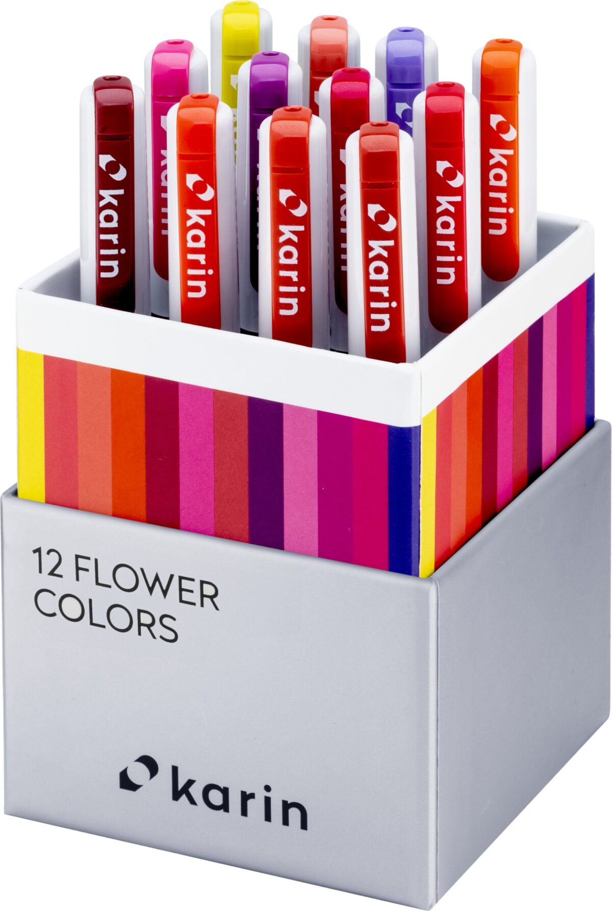 KARIN Real Brush Pen Pro 0.4mm 31C4 Flower colours 12 Stück – Hochwertig & günstig bei ShopDeca