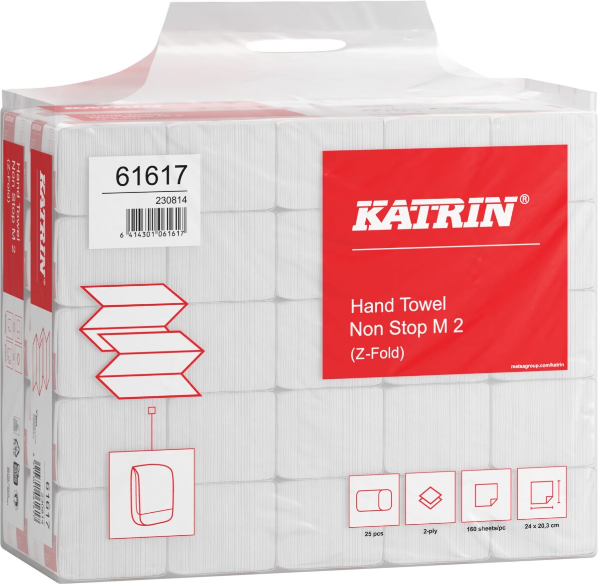 KATRIN Falthandtücher Non Stop M2 589665 2-lagig, weiss, recycling – Hochwertig & günstig bei ShopDeca