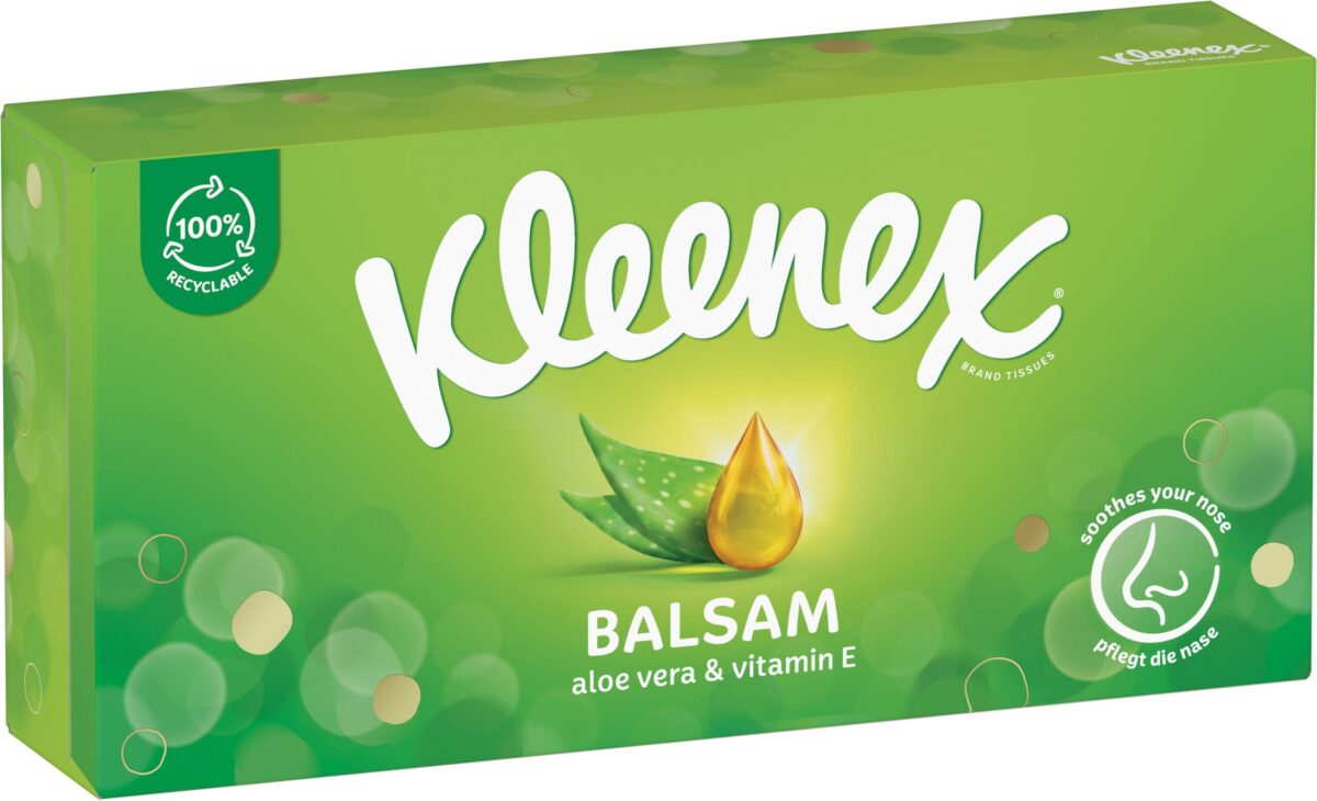 KLEENEX Kosmetiktücher Box Balsam 3390605 2x56 Stück – Hochwertig & günstig bei ShopDeca