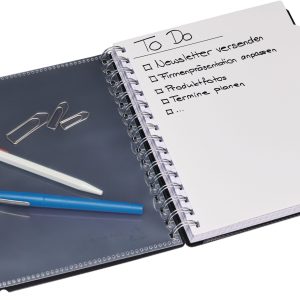 KOLMA Notizbuch Selection A5 06.515.06 schwarz, kariert 120 Blatt