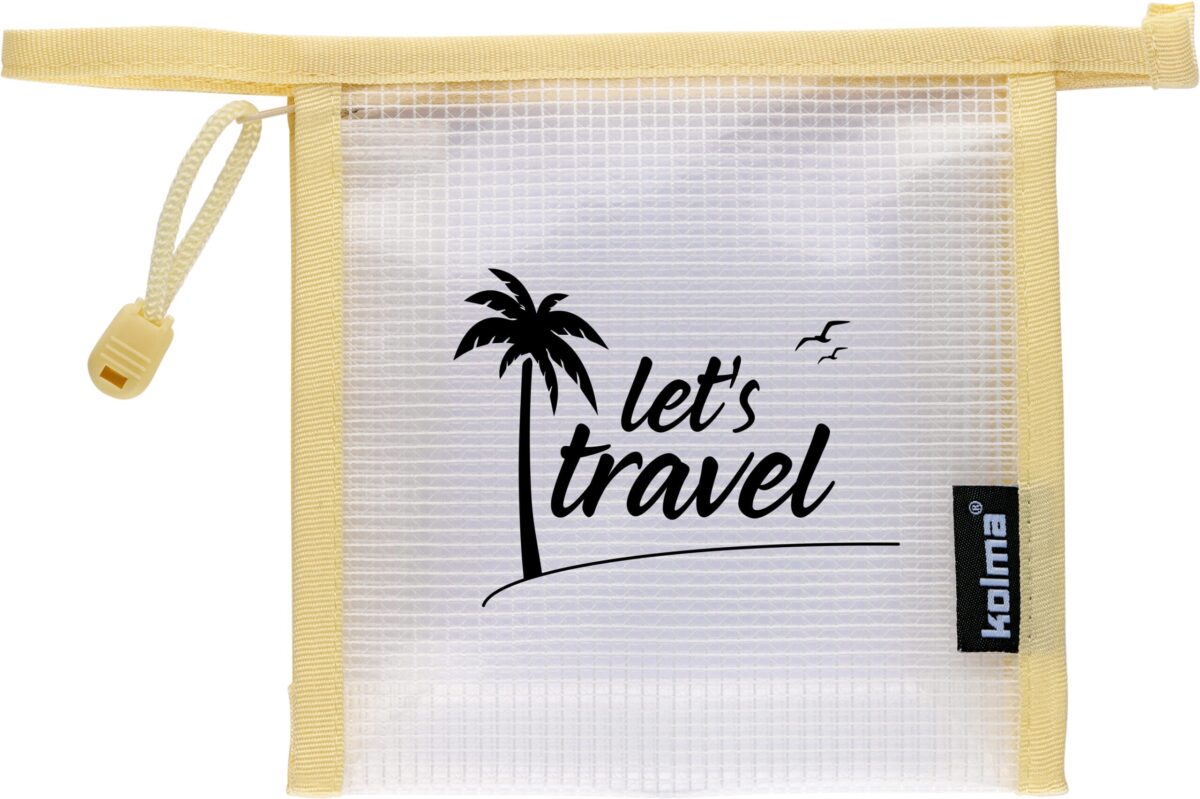 KOLMA Reissverschlusstasche 15x15cm 08.187.15 Mesh Bag,let's travel – Hochwertig & günstig bei ShopDeca