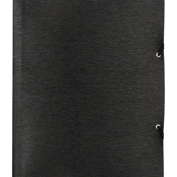 KOLMA Gummizugmappe LineaVerde A4 11.077.06 schwarz, PP, Sand, recycling