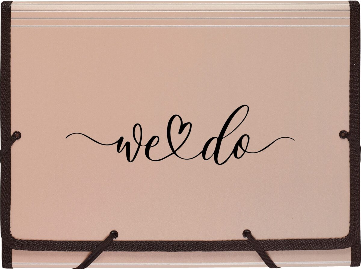 KOLMA Fächermappe Wedding A4 11.133.08 roségold,we do – Hochwertig & günstig bei ShopDeca
