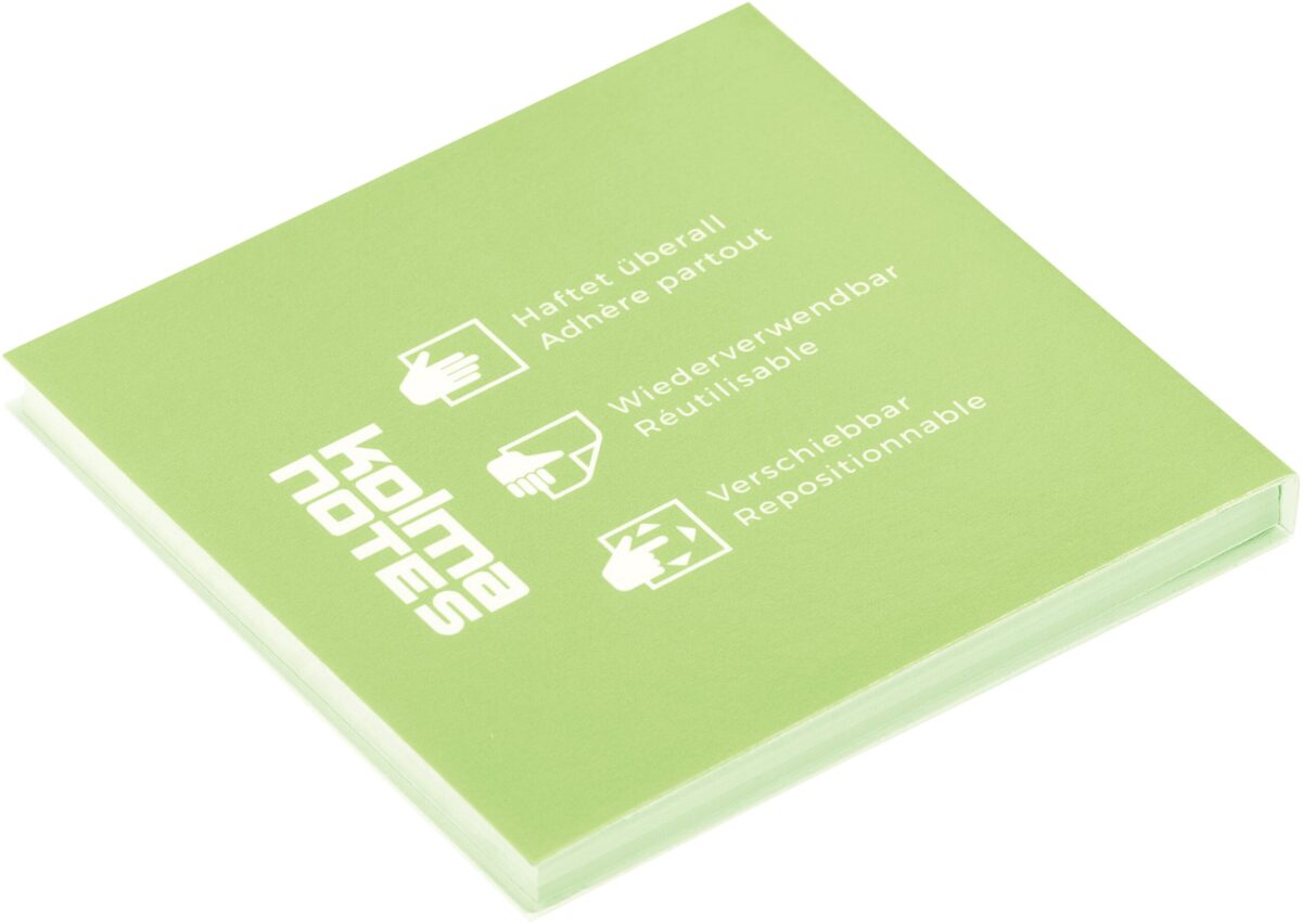 KOLMA kolma NOTES 76x76mm 13.009.01 1x100 Blatt grün – Hochwertig & günstig bei ShopDeca