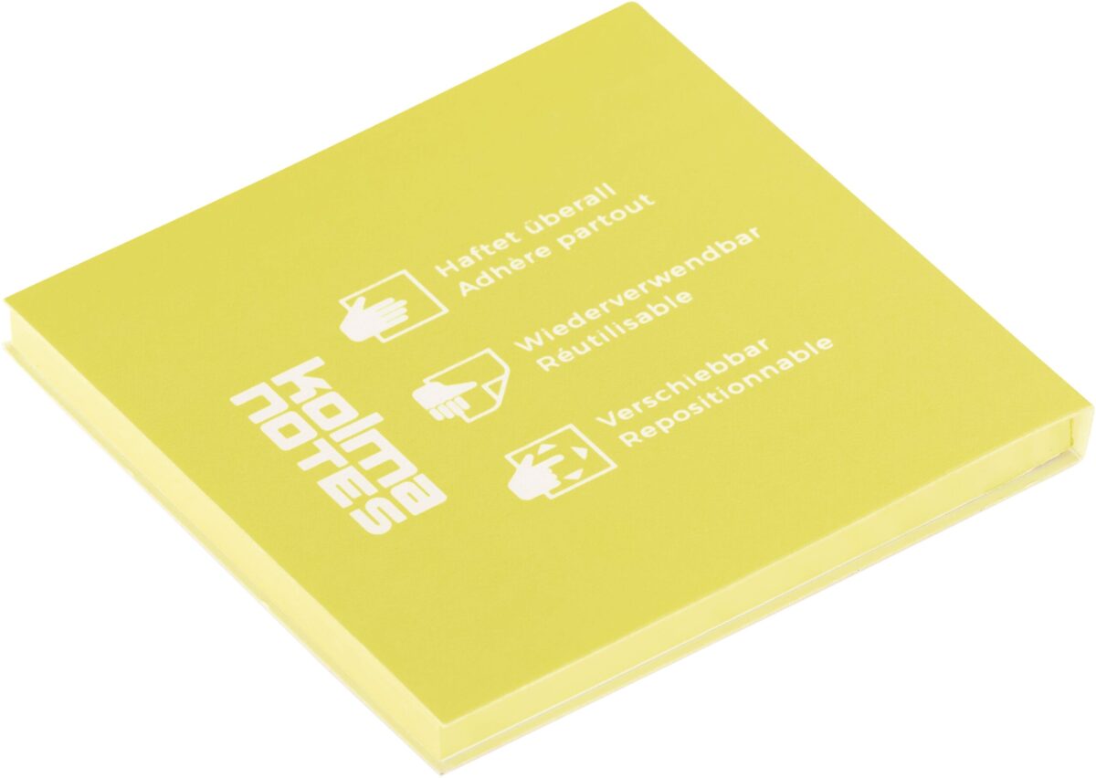 KOLMA kolma NOTES 76x76mm 13.009.11 1x100 Blatt gelb – Hochwertig & günstig bei ShopDeca