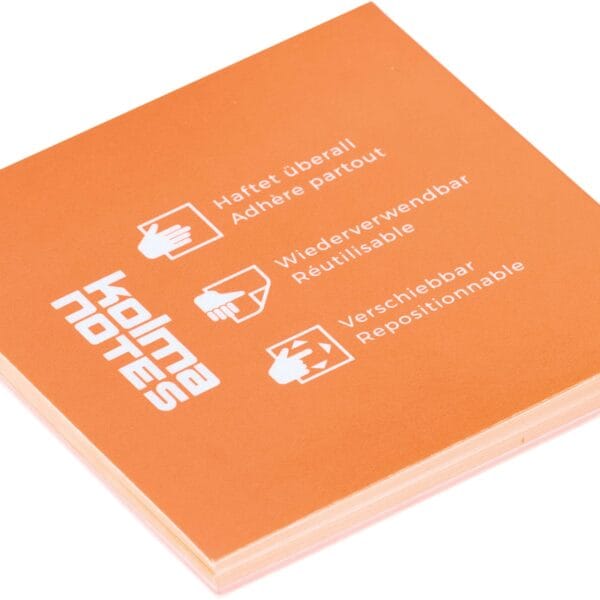 KOLMA kolma NOTES 76x76mm 13.009.12 1x100 Blatt orange