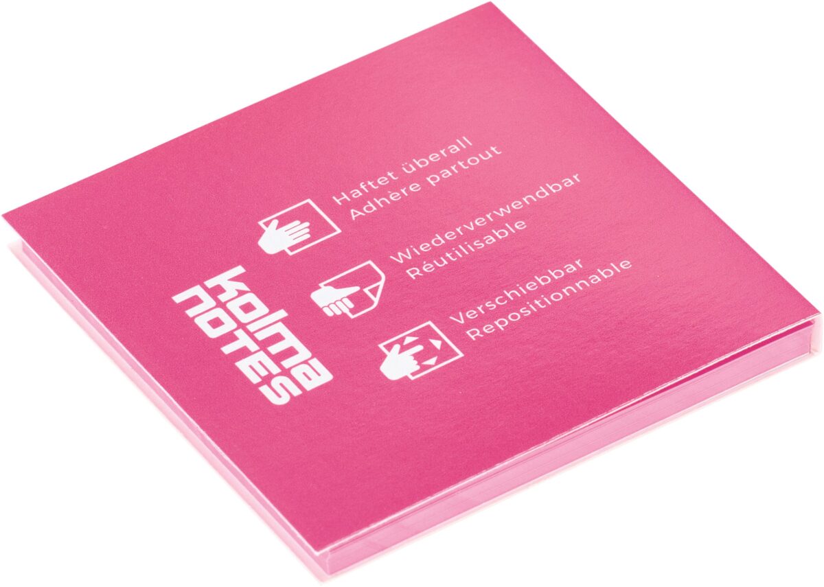 KOLMA kolma NOTES 76x76mm 13.009.33 1x100 Blatt berry – Hochwertig & günstig bei ShopDeca