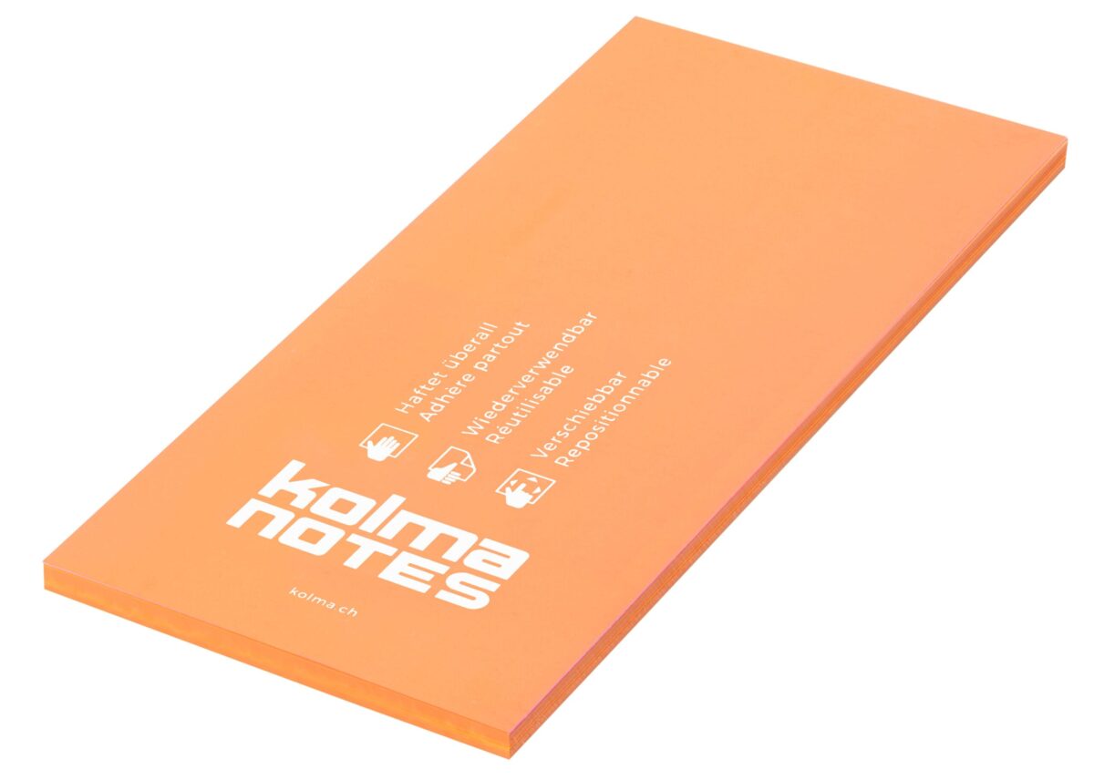 KOLMA kolma NOTES 99x210mm 13.010.12 1x100 Blatt orange – Hochwertig & günstig bei ShopDeca