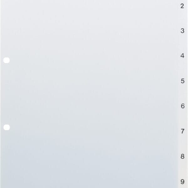 KOLMA Register Vista A4 21.114.00 transparent 1-10