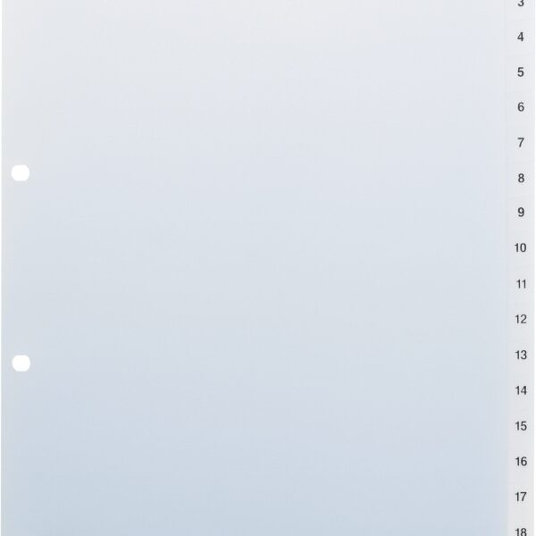 KOLMA Register Vista A4 21.120.00 transparent 1-20
