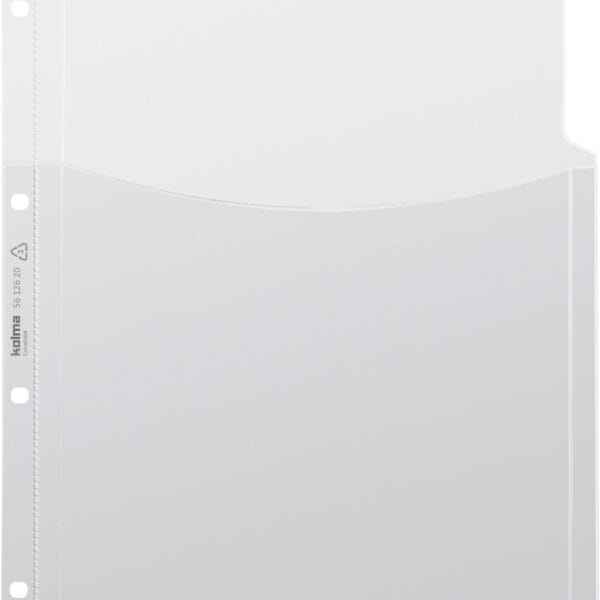 KOLMA Kängurutasche ExtraSolid A4 56.126.20 transparent 5 Stück