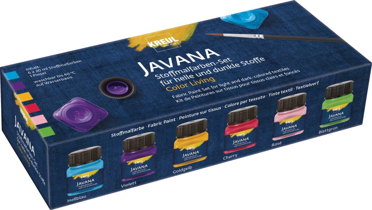 KREUL Textilfarbe JAVANA 90597 Color Living 6er Set – Hochwertig & günstig bei ShopDeca