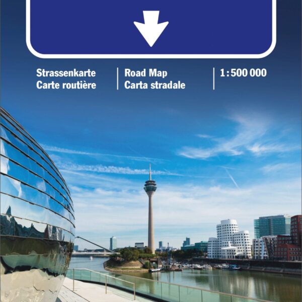 KÜMMERLY+FREY Strassenkarte 325901237 Deutschland Nord&Süd 1:500'000
