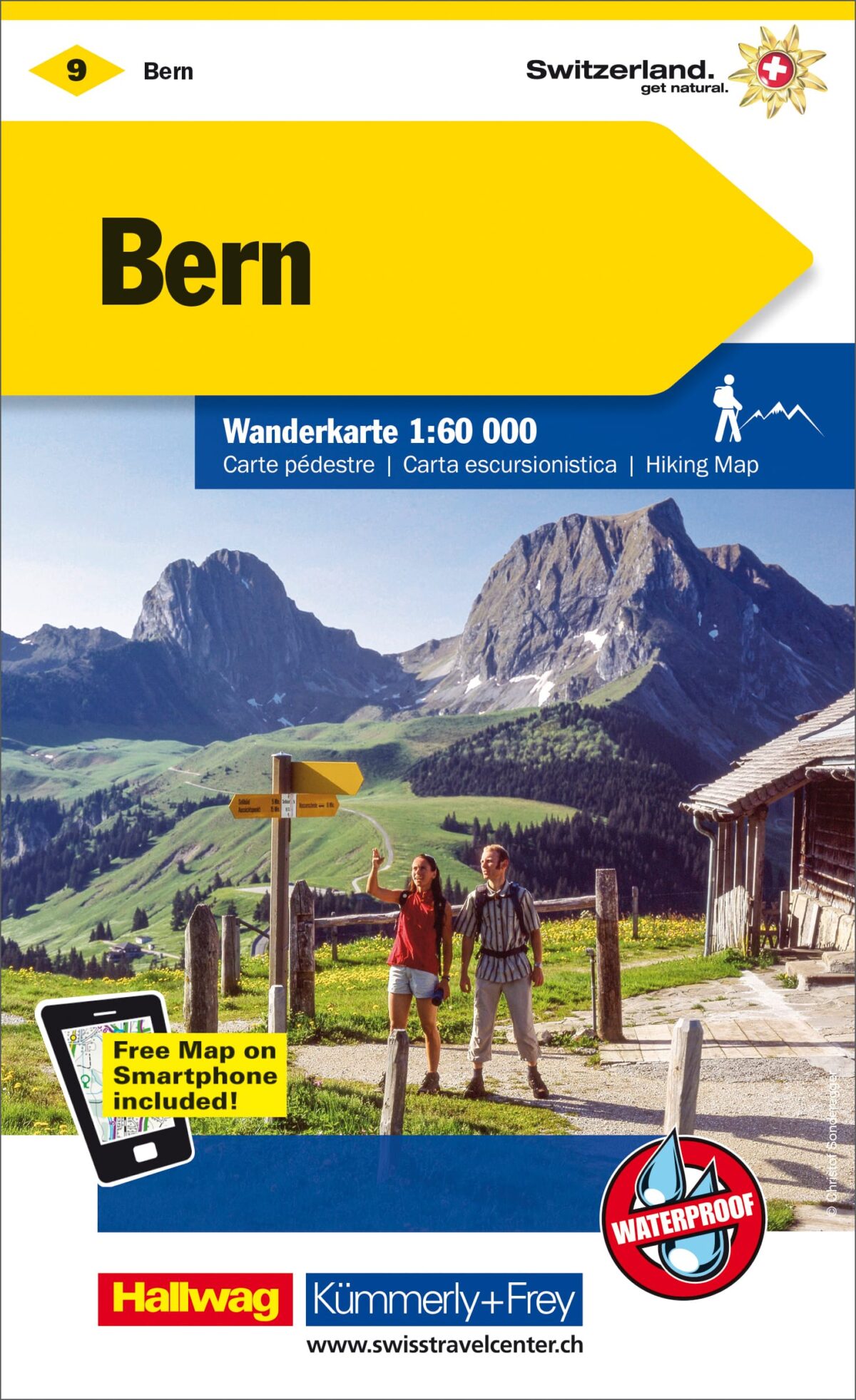 KÜMMERLY+FREY Wanderkarte 325902209 Bern 1:60'000 – Hochwertig & günstig bei ShopDeca