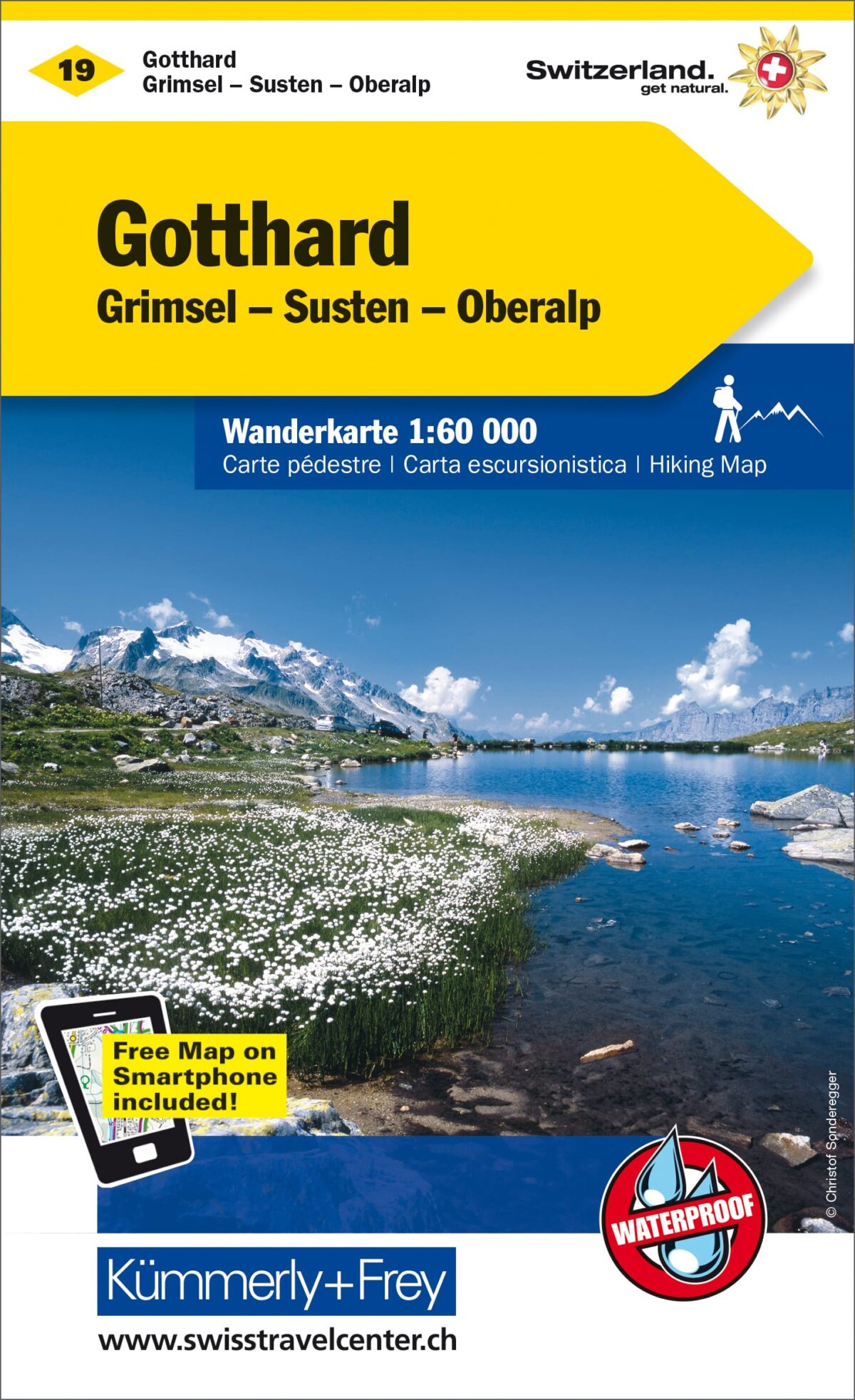 KÜMMERLY+FREY Wanderkarte 325902219 Gotthard 1:60'000 – Hochwertig & günstig bei ShopDeca