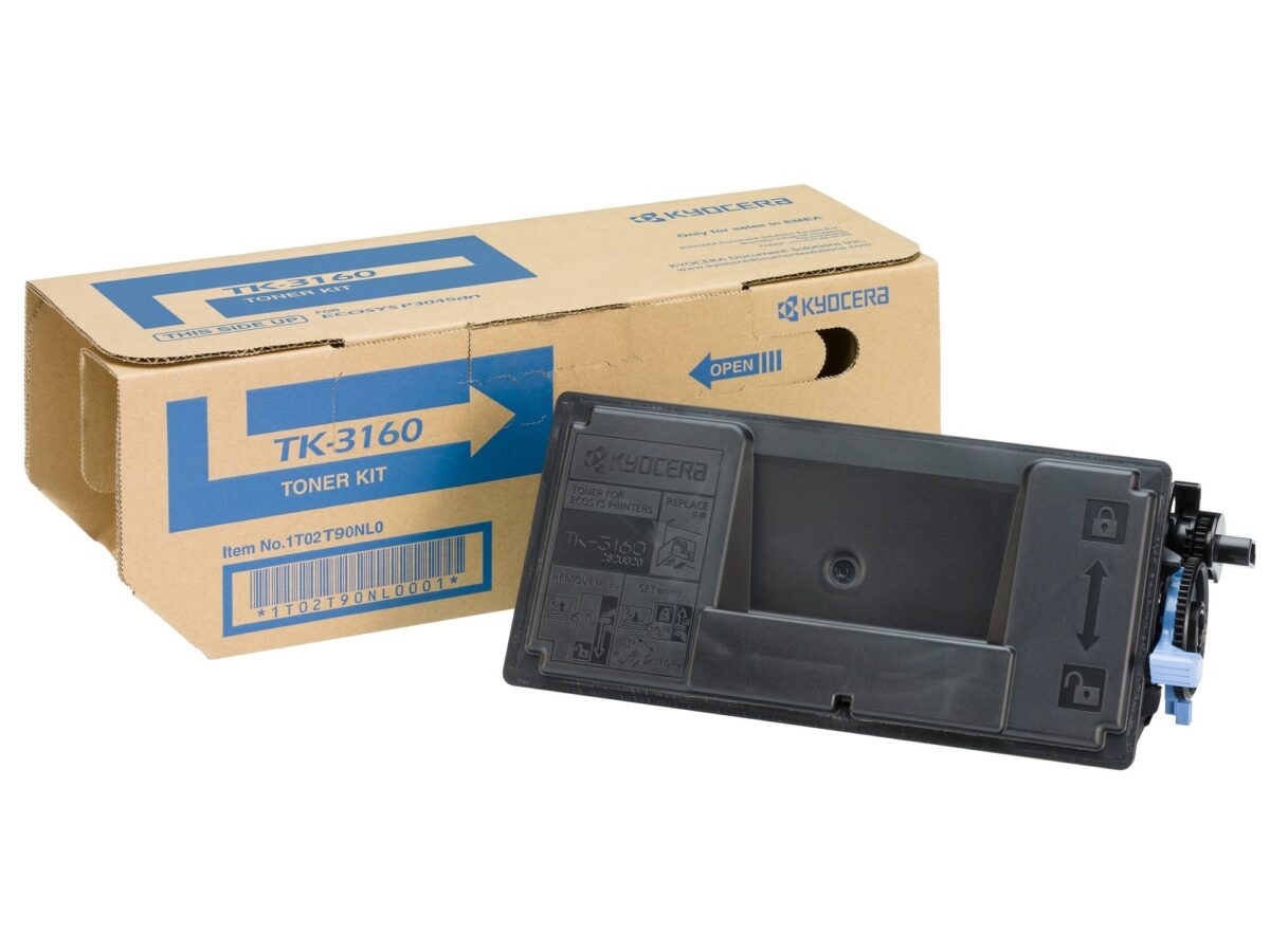 KYOCERA Toner-Modul schwarz TK-3160 ECOSYS P3045d 12'500 Seiten – Hochwertig & günstig bei ShopDeca