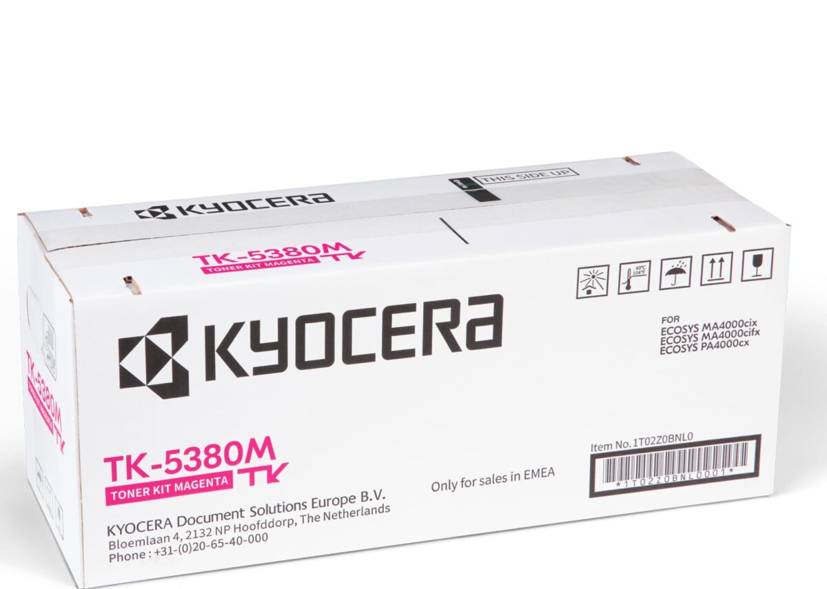 KYOCERA Toner-Modul magenta TK-5380M Ecosys PA4000cx 10'000 Seiten – Hochwertig & günstig bei ShopDeca
