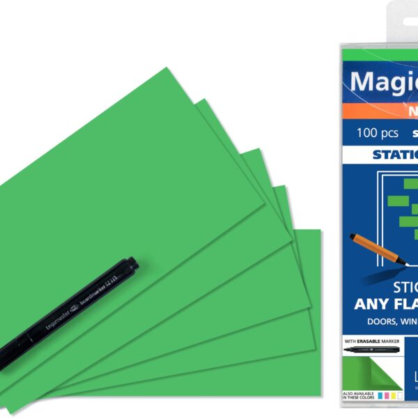 LEGAMASTER Magic-Chart Notes 7-159404 grün 10x20cm 100 St.