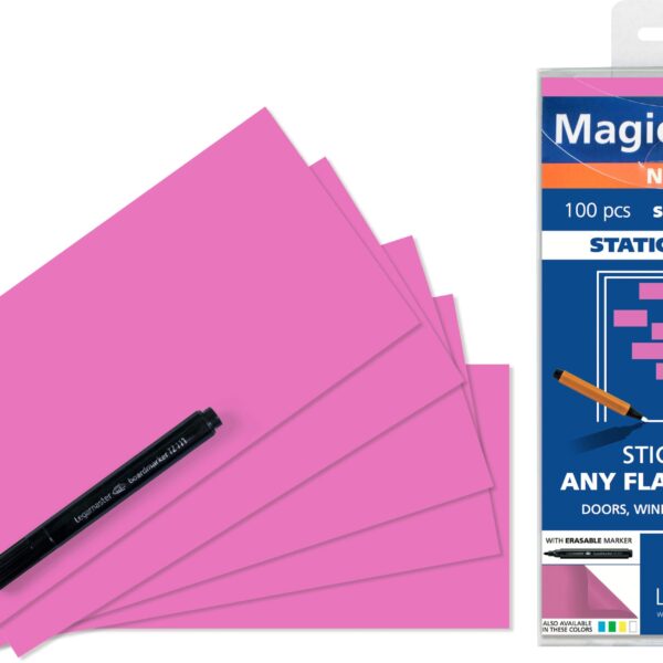 LEGAMASTER Magic-Chart Notes 7-159409 pink 10x20cm 100 St.