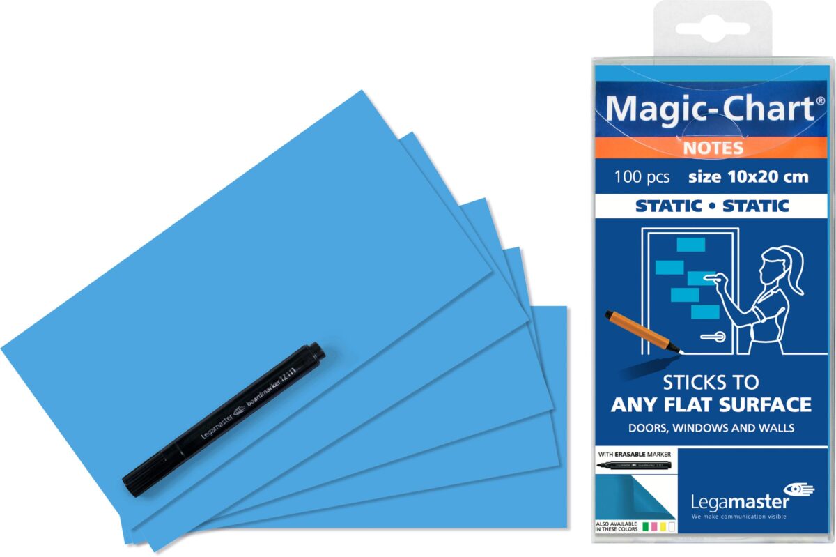 LEGAMASTER Magic-Chart Notes 7-159410 blau 10x20cm 100 St. – Hochwertig & günstig bei ShopDeca
