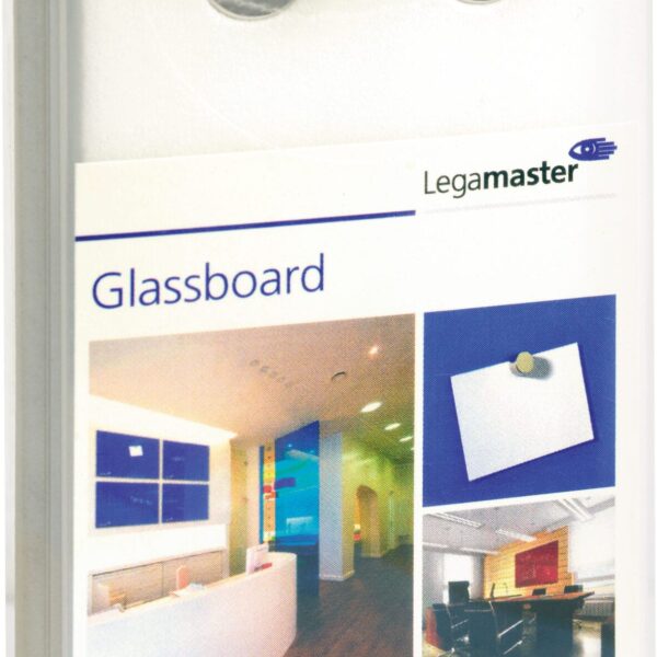 LEGAMASTER Glasboard 7-181700 Magnete silber 6 Stk.
