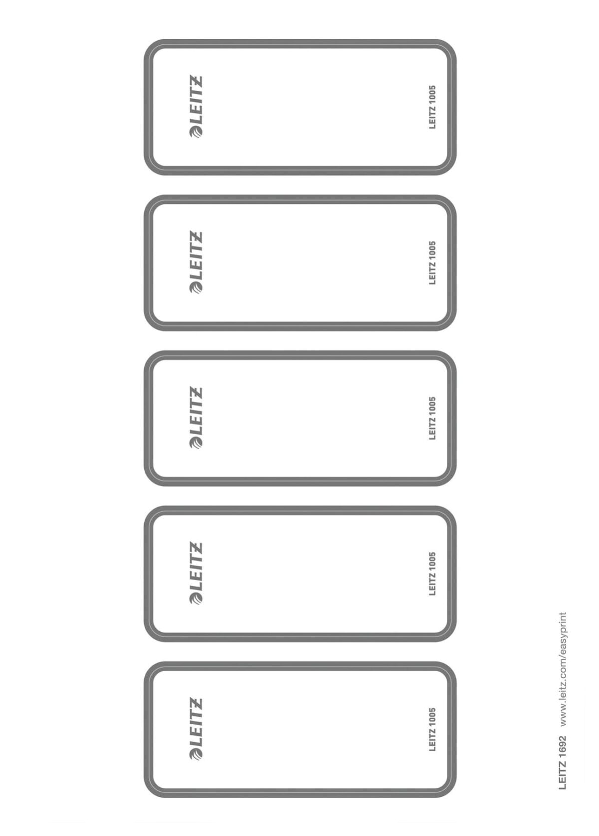 LEITZ Rückenschild Ordner 46x111mm 16920085 selbstklebend 50 Stück – Hochwertig & günstig bei ShopDeca