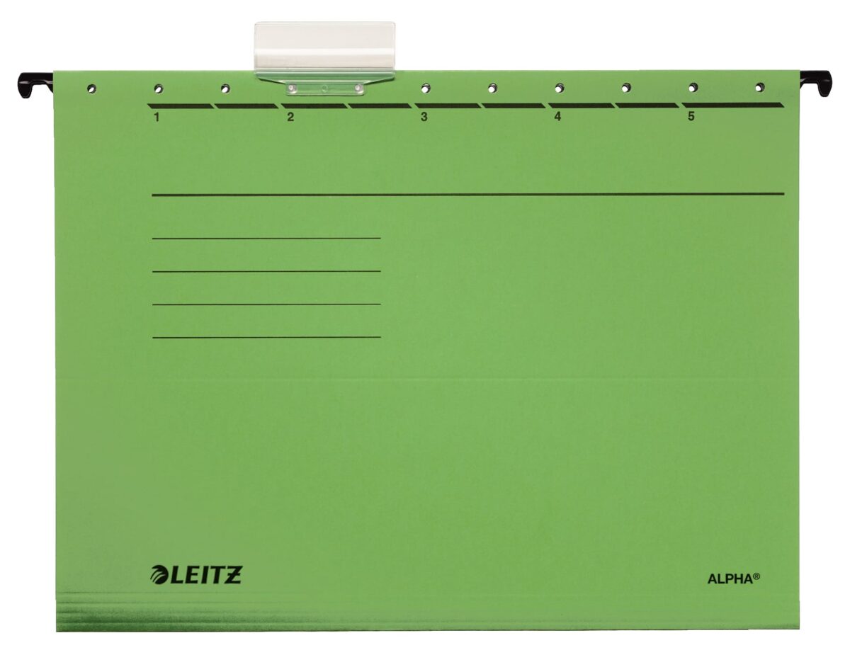 LEITZ Hängemappe Alpha A4 19853055 grün 5 Stück – Hochwertig & günstig bei ShopDeca