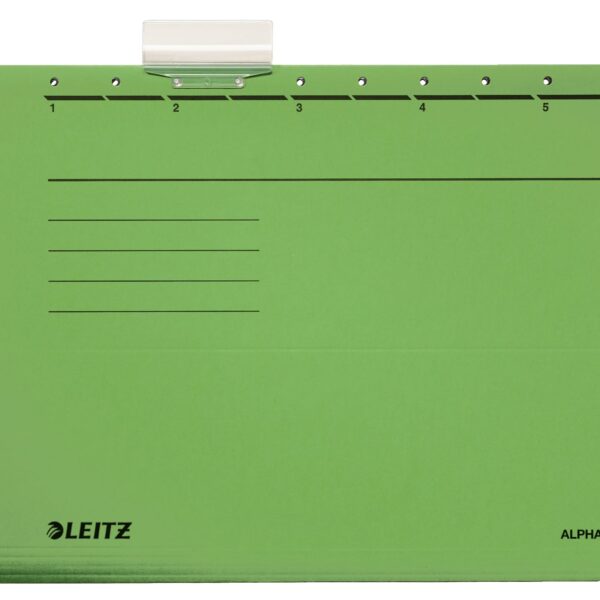 LEITZ Hängemappe Alpha A4 19853055 grün 5 Stück