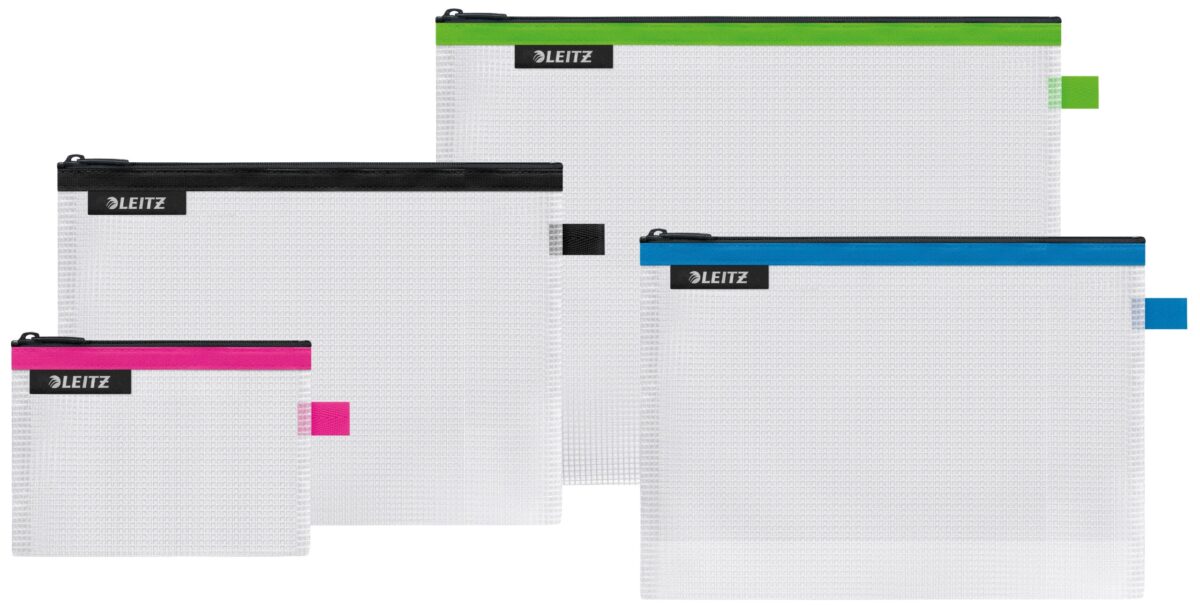 LEITZ Zip-Verschlusstasche WOW S/M/L 4016-00-99 ass. 4 Stück – Hochwertig & günstig bei ShopDeca