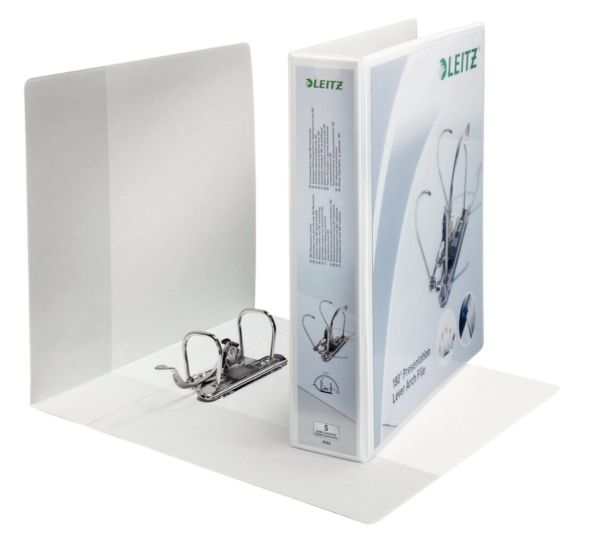 LEITZ Präsentationsordner weiss 4226-00-01 A4 Überbreite, für 350 Blatt – Hochwertig & günstig bei ShopDeca