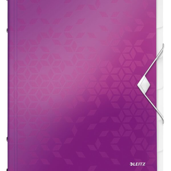 LEITZ Ordnungsmappe WOW PP A4 46330062 violett 6-teilig