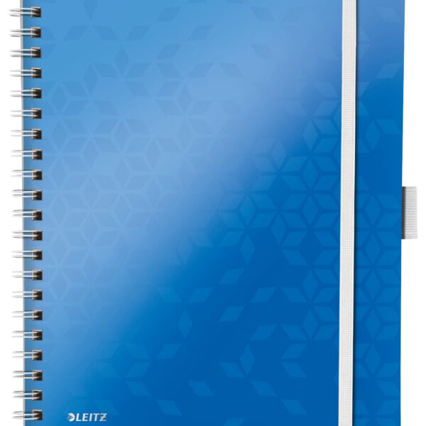 LEITZ Spiralbuch WOW A4 46440036 blau