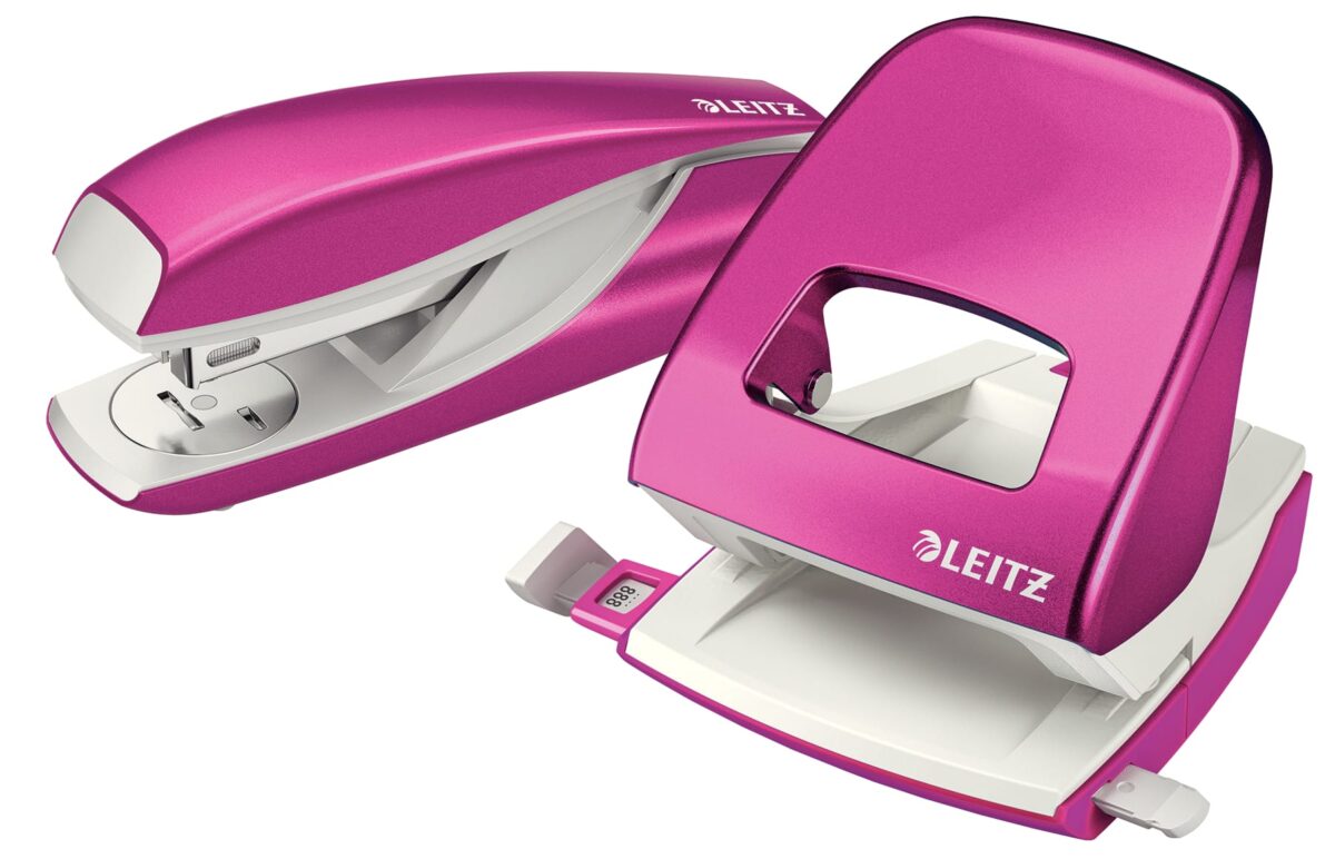 LEITZ Locher/Hefter WOW 5095 5095-10-23 pink, Bundle 30 Blatt – Hochwertig & günstig bei ShopDeca