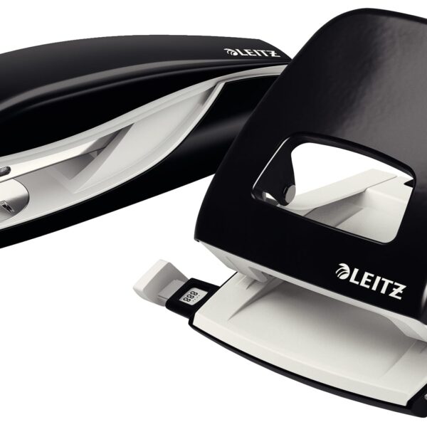 LEITZ Locher/Hefter WOW 5095 5095-10-95 schwarz, Bundle 30 Blatt