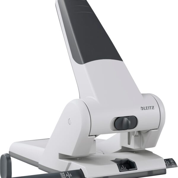 LEITZ Registraturlocher 6.3mm 51800084 hellgrau 65 Blatt
